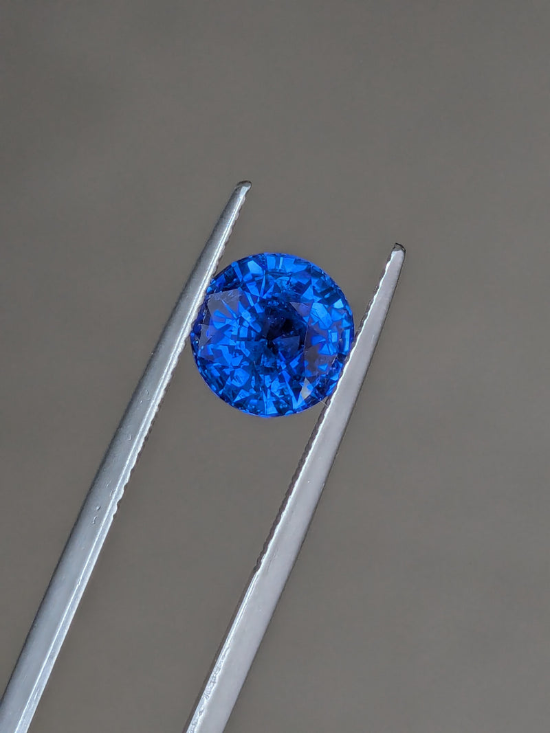 3.06ct Blue Sapphire Round