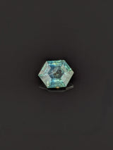 1.22ct Teal Sapphire Elongated Hexagon