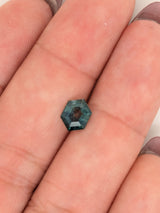 1.22ct Teal Sapphire Elongated Hexagon