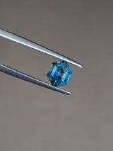 1.22ct Teal Sapphire Elongated Hexagon