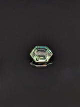 1.34ct Teal Sapphire Elongated Hexagon