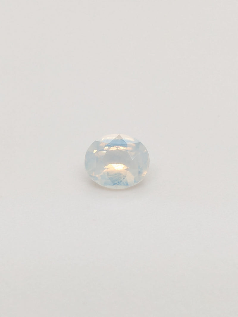 1.04ct Opalescent White Sapphire Oval