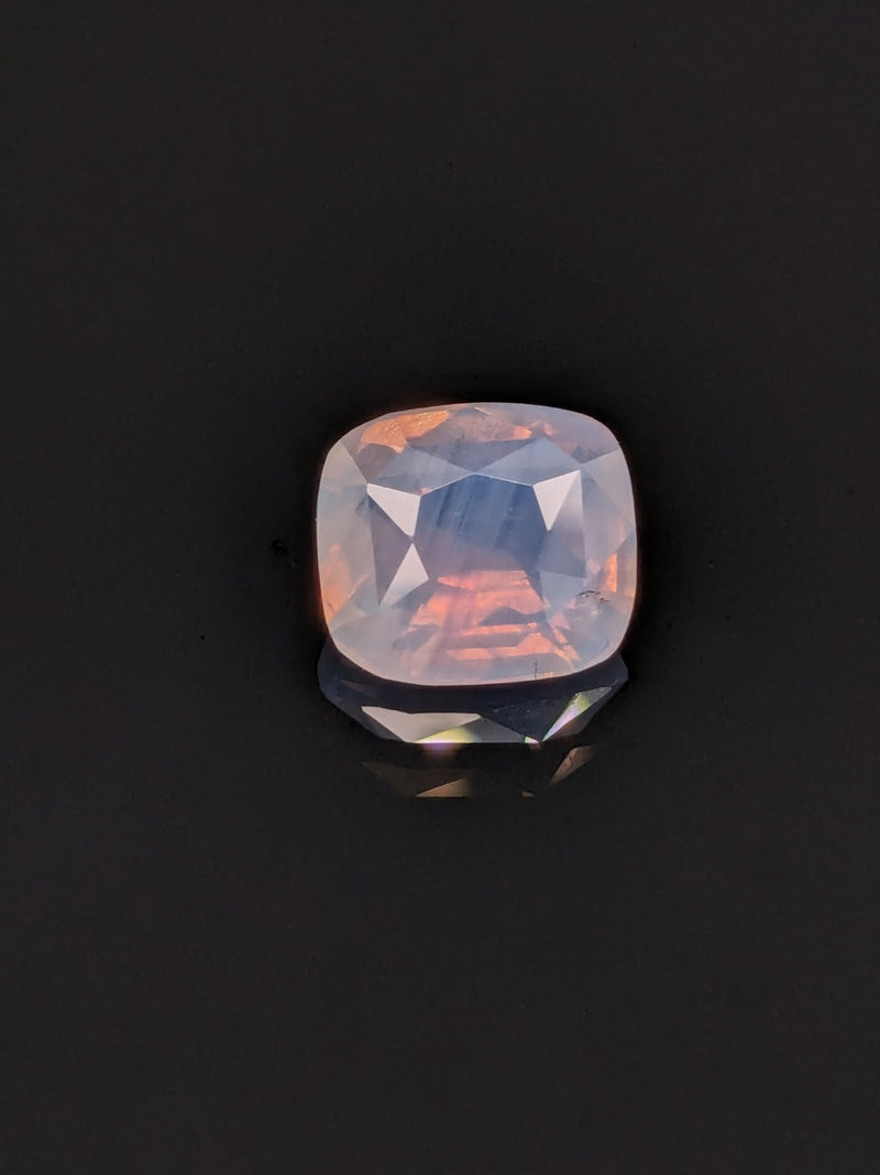 3.02ct Opalescent Parti Sapphire Cushion Cut