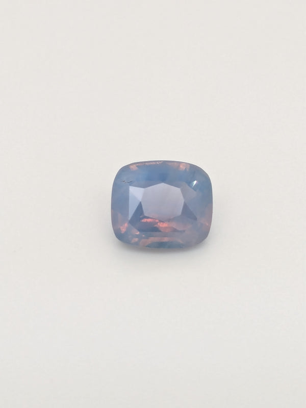 3.02ct Opalescent Parti Sapphire Cushion Cut