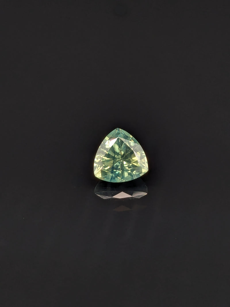 1.31ct Teal Sapphire Trillion