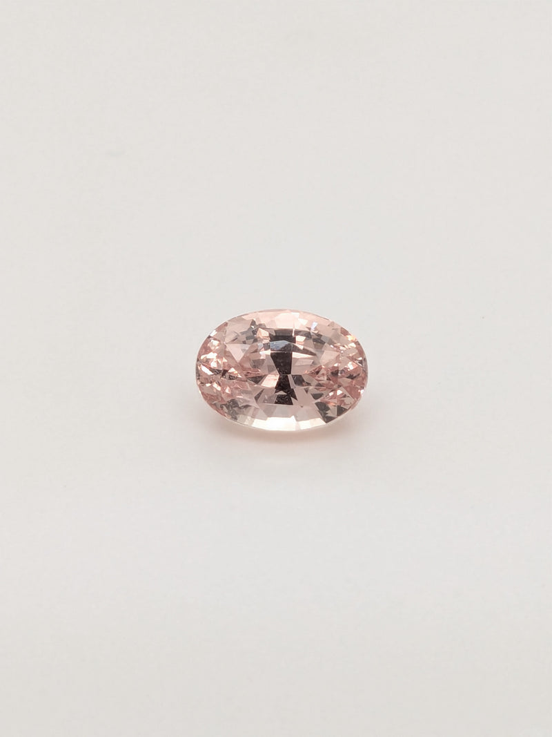 2.54ct Peach Sapphire Oval