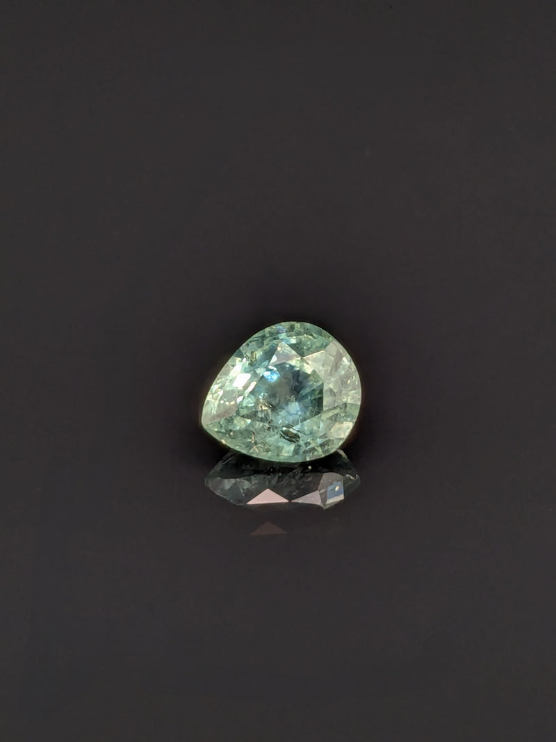 1.89ct Teal Sapphire Pear Shape