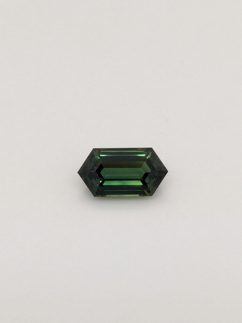 1.59ct Teal Sapphire Elongated Hexagon