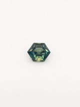 1.37ct Teal Sapphire Elongated Hexagon