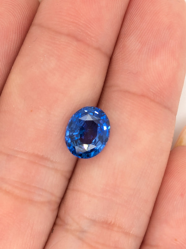 2.51ct Blue Sapphire Oval