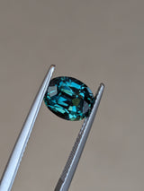 3.08ct Teal Sapphire Oval