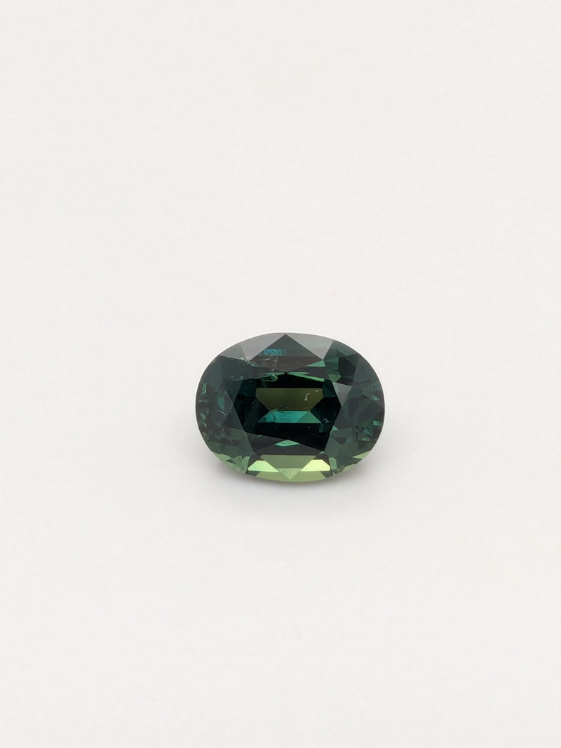 3.08ct Teal Sapphire Oval