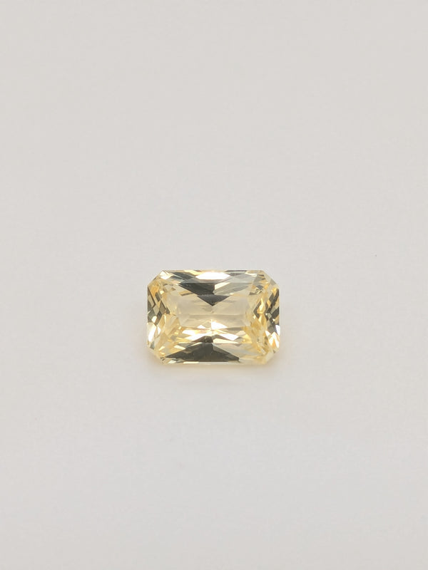 2.03ct Yellow Sapphire Radiant Cut