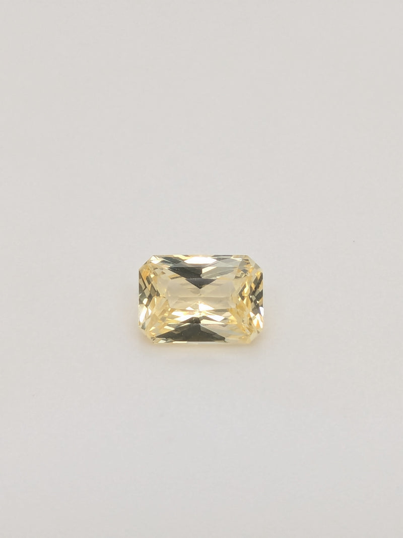 2.03ct Yellow Sapphire Radiant Cut