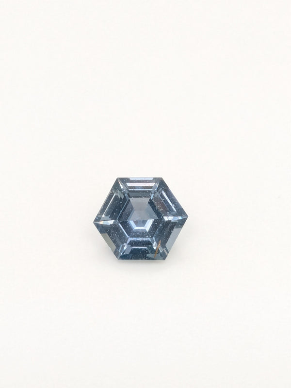 1.73ct Grey Sapphire Hexagon