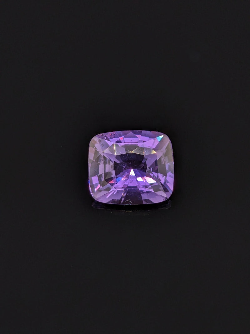 3.05ct Purple Sapphire Cushion Cut