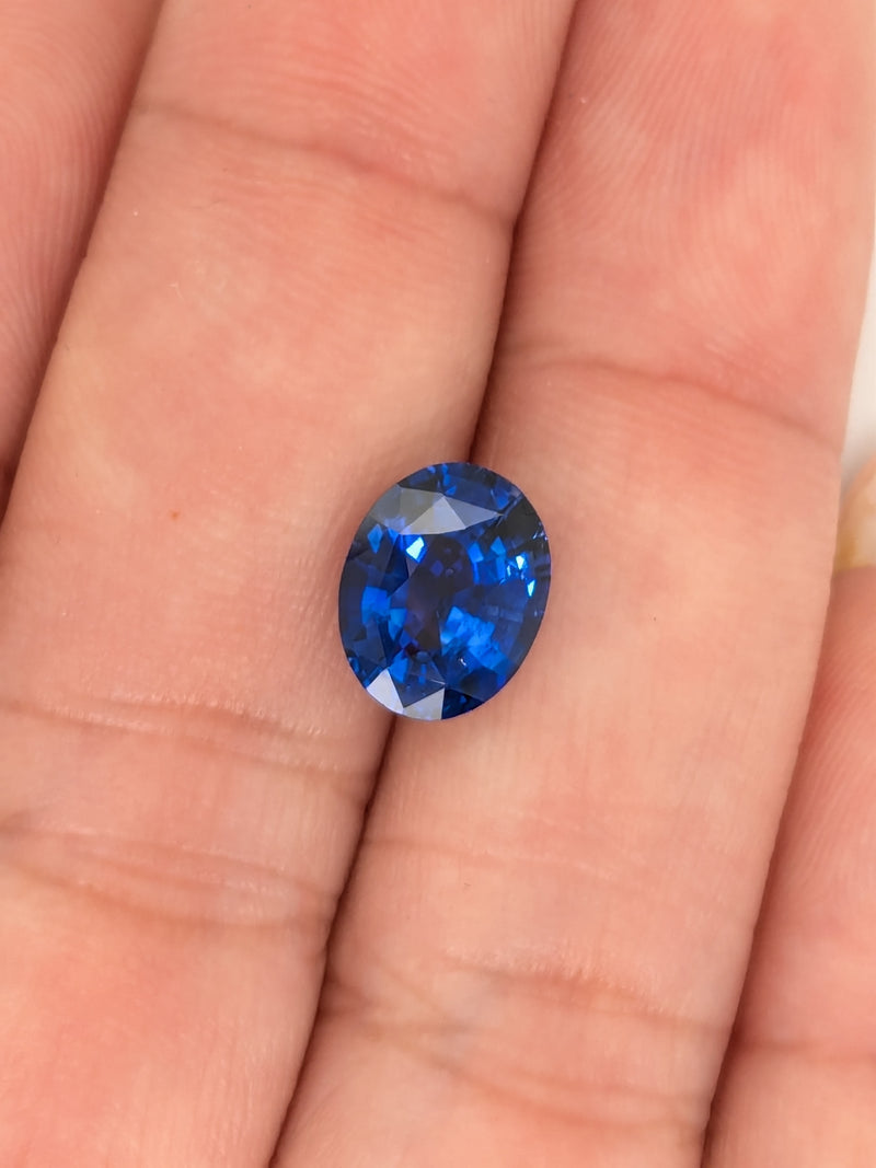 2.86ct Blue Sapphire Oval