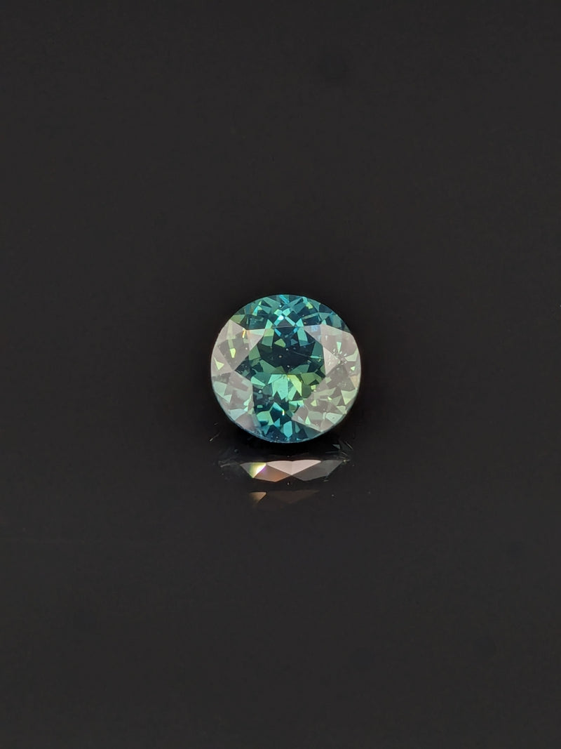 2.46ct Teal Sapphire Round