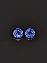 1.17ctw Blue Sapphire Round Pair