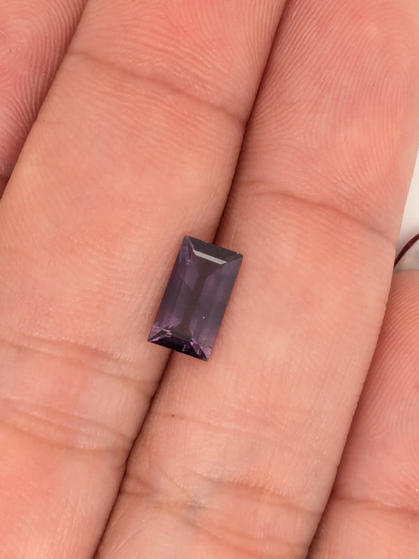 1.46ct Purple Sapphire Rectangle