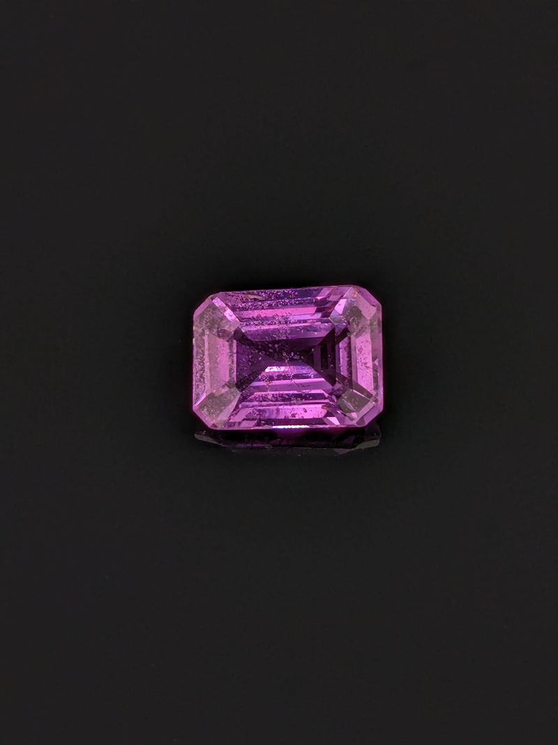 1.77ct Purple Sapphire Emerald Cut