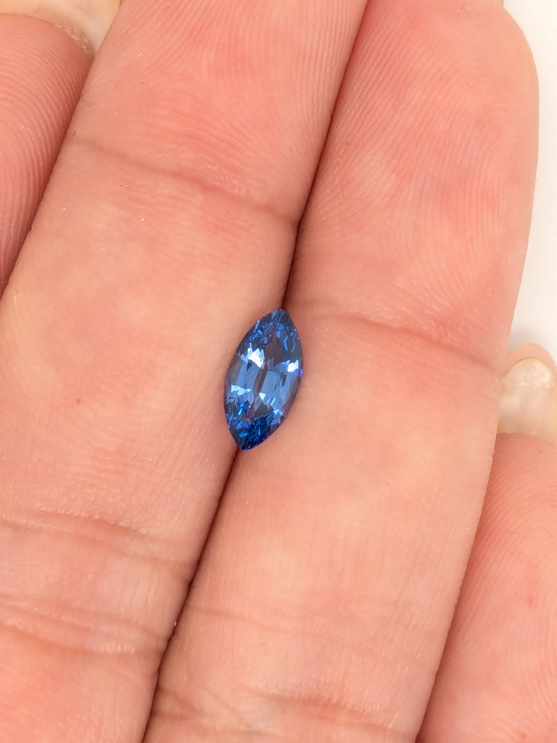 0.85ct Blue Sapphire Marquise