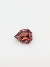 1.64ct Orange Sapphire Shield Cut
