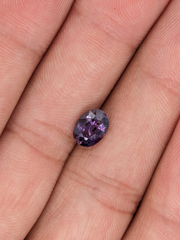 2.55ct Purple Sapphire Oval