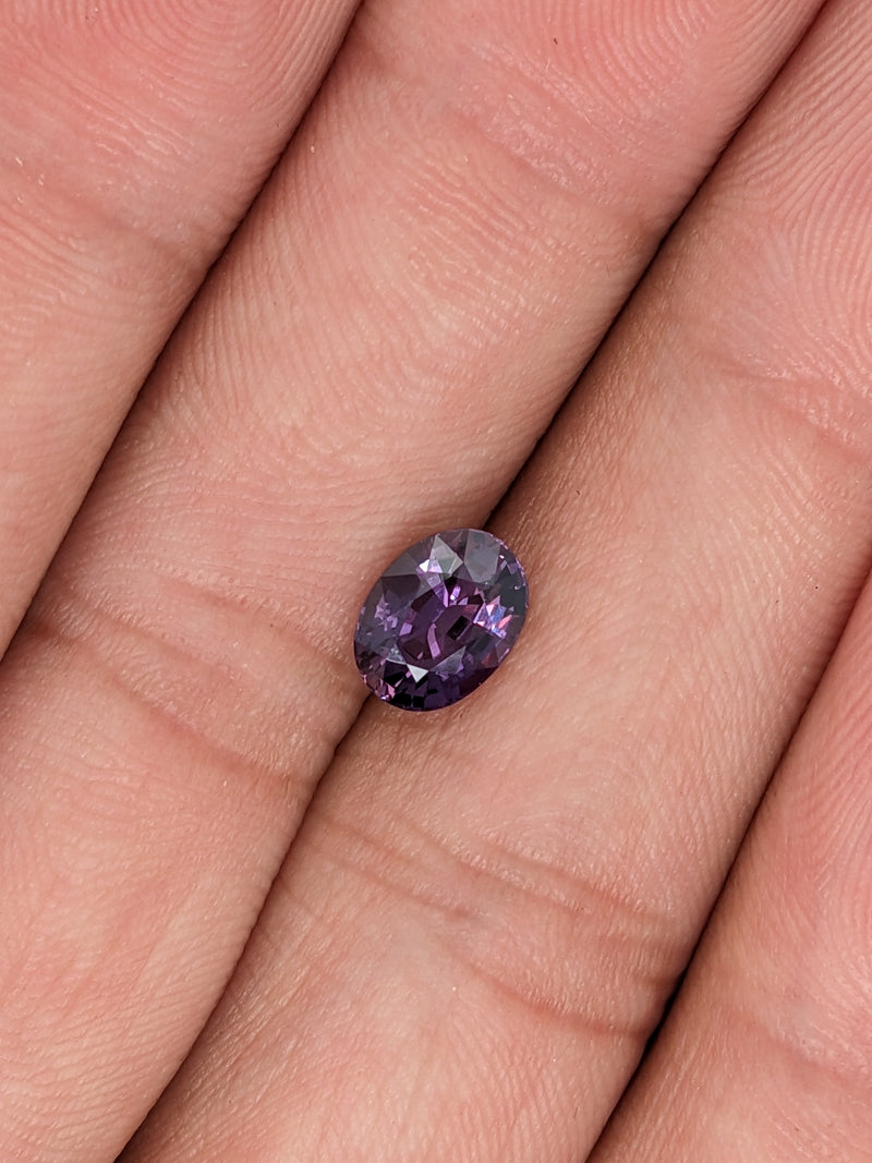2.55ct Purple Sapphire Oval
