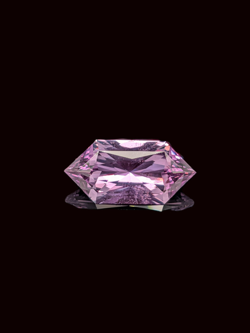 1.71ct Purple Sapphire Elongated Hexagon