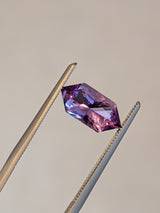 1.71ct Purple Sapphire Elongated Hexagon
