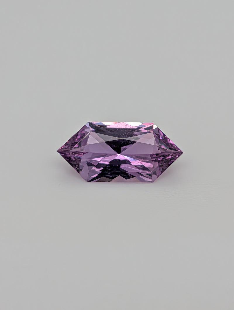 1.71ct Purple Sapphire Elongated Hexagon