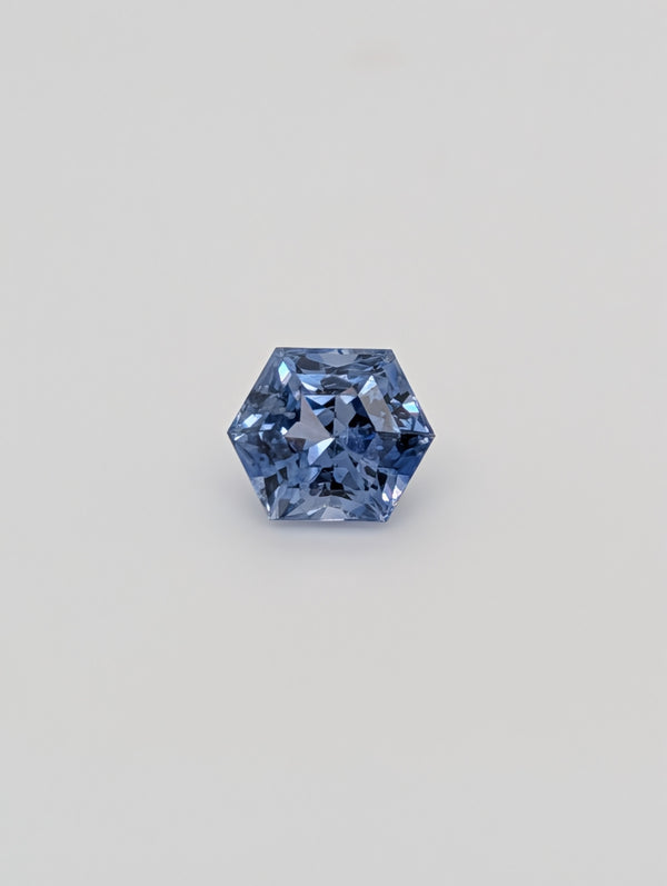 1.13ct Blue Sapphire Elongated Hexagon