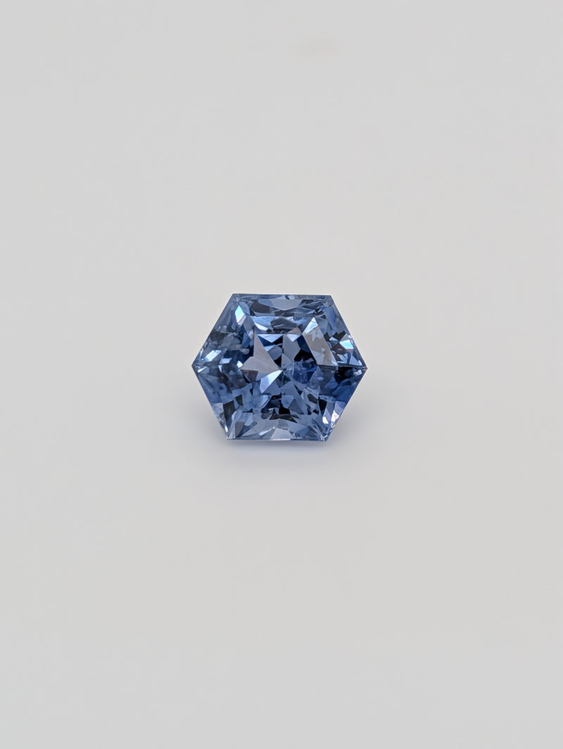 1.13ct Blue Sapphire Elongated Hexagon
