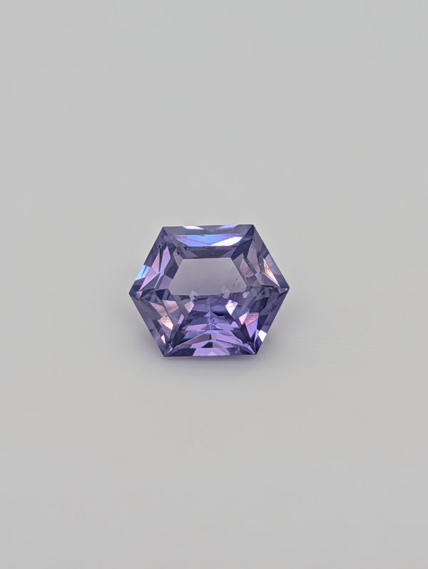 2.00ct Purple Sapphire Elongated Hexagon