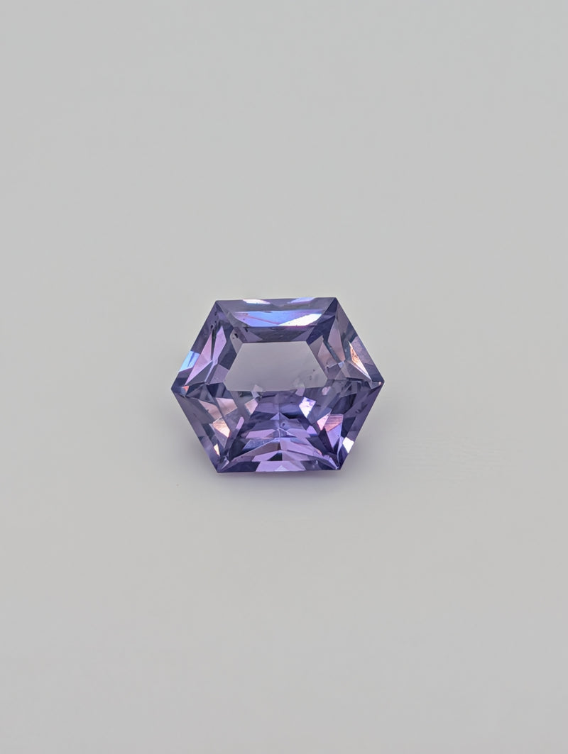 2.00ct Purple Sapphire Elongated Hexagon