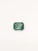 1.96ct Teal Sapphire Radiant Cut