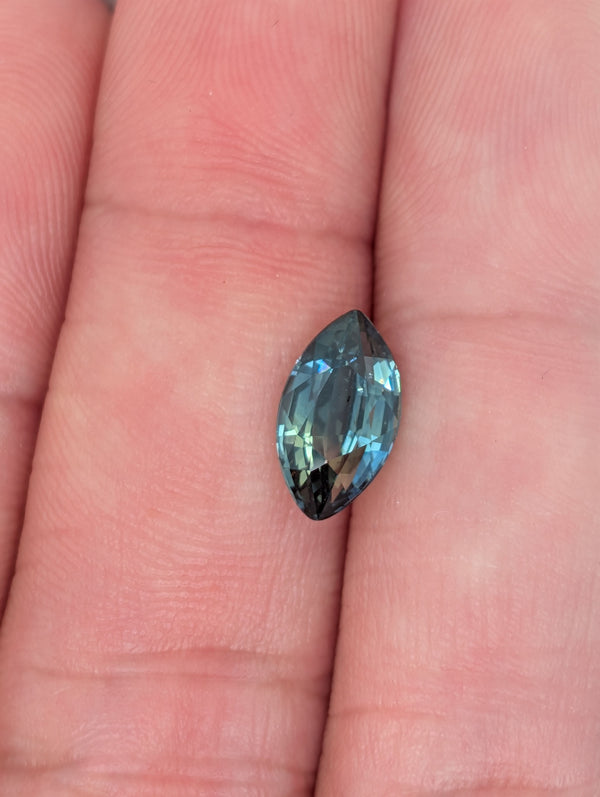 2.07ct Teal Sapphire Marquise