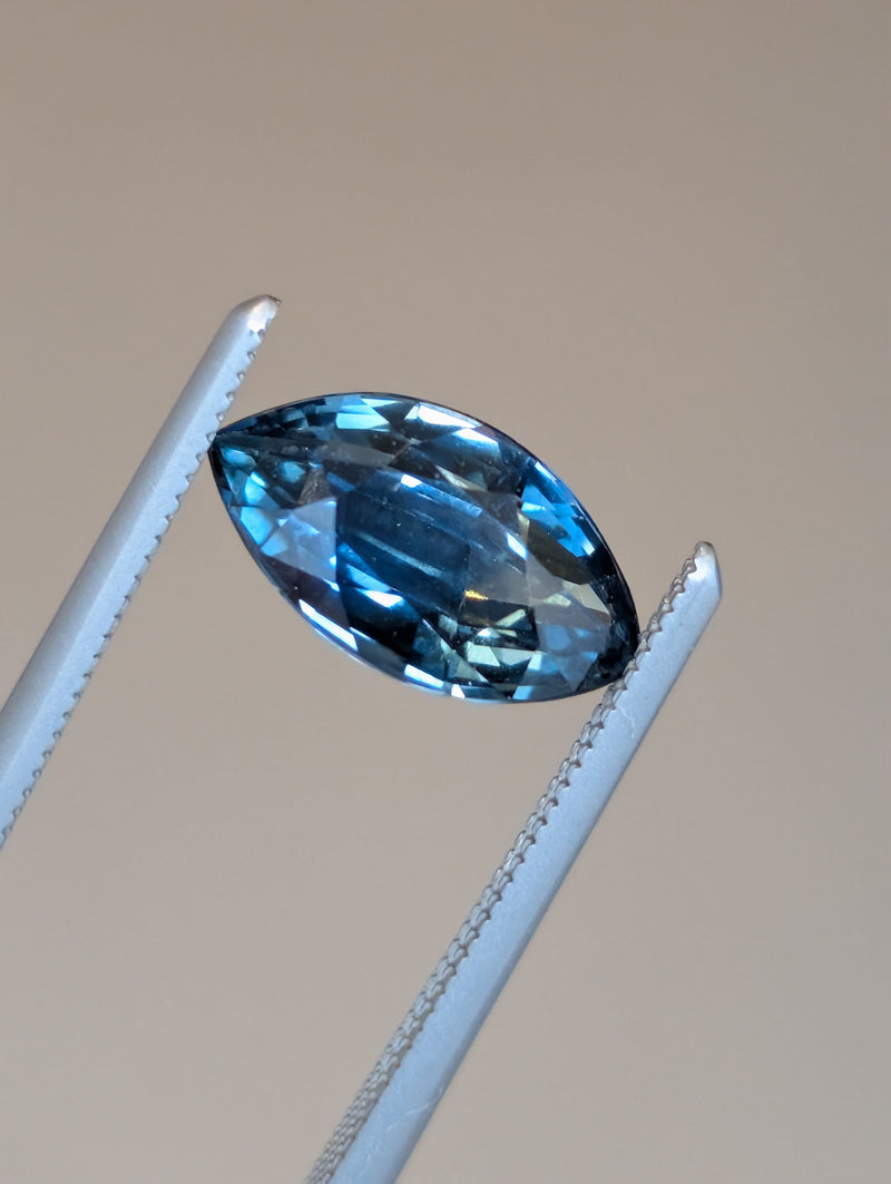 2.07ct Teal Sapphire Marquise