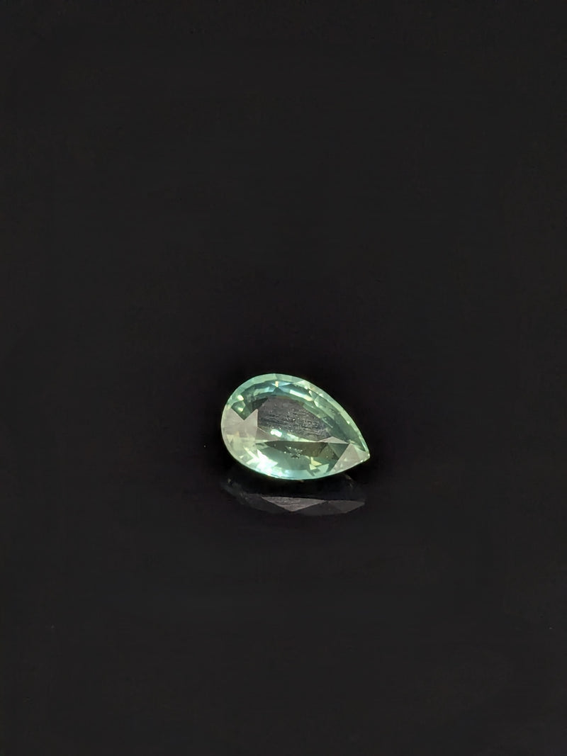 1.09ct Teal Sapphire Pear Shape