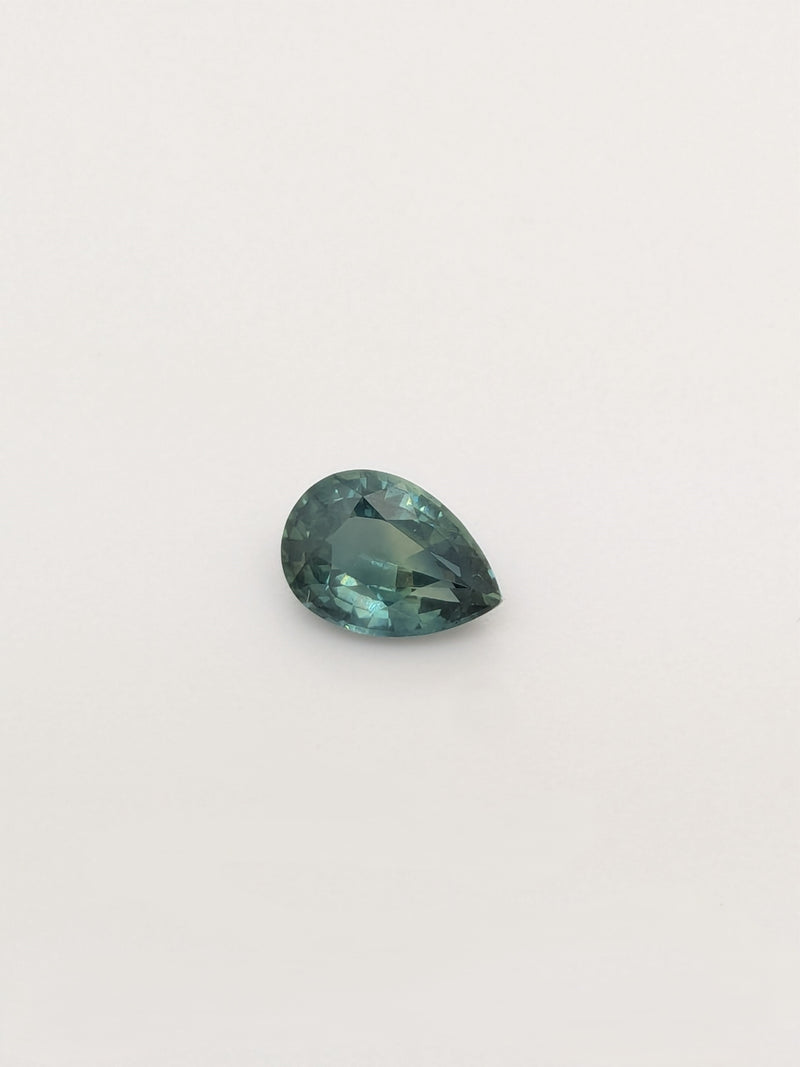 1.09ct Teal Sapphire Pear Shape