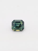 2.59ct Teal Sapphire Emerald Cut
