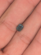 1.51ct Teal Sapphire Cushion Cut
