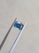 1.51ct Teal Sapphire Cushion Cut