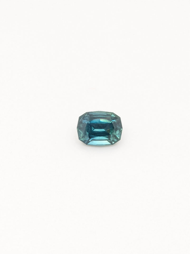 1.51ct Teal Sapphire Cushion Cut