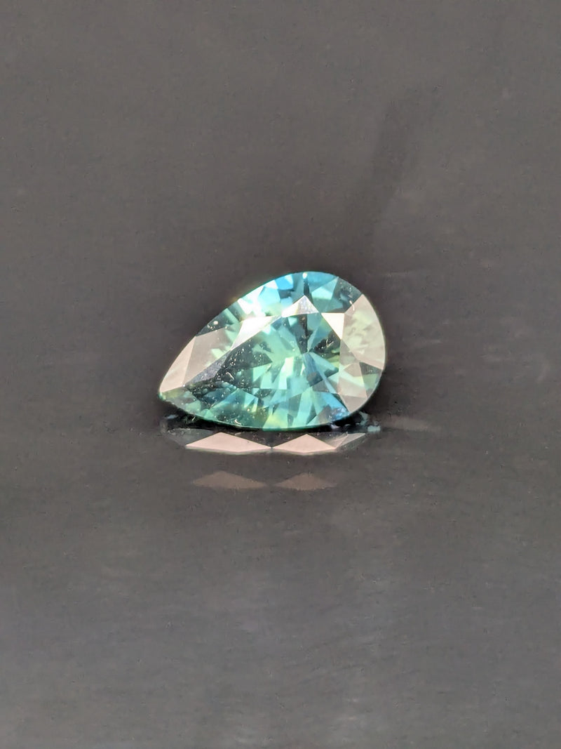 1.51ct Teal Sapphire Pear Shape