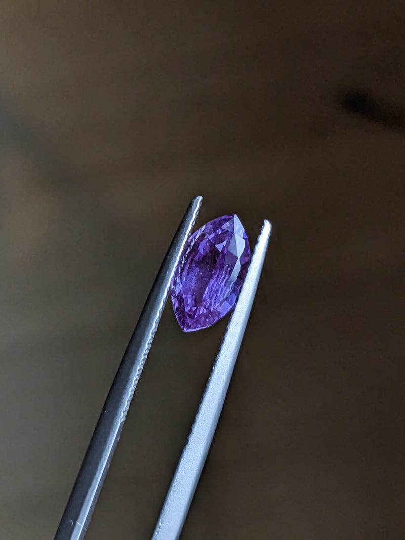 1.53ct Purple Sapphire Marquise