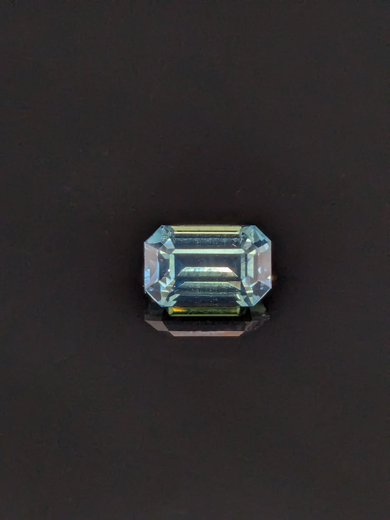 1.20ct Teal Sapphire Emerald Cut
