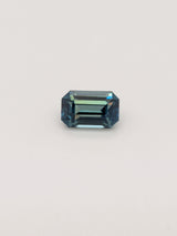 1.20ct Teal Sapphire Emerald Cut