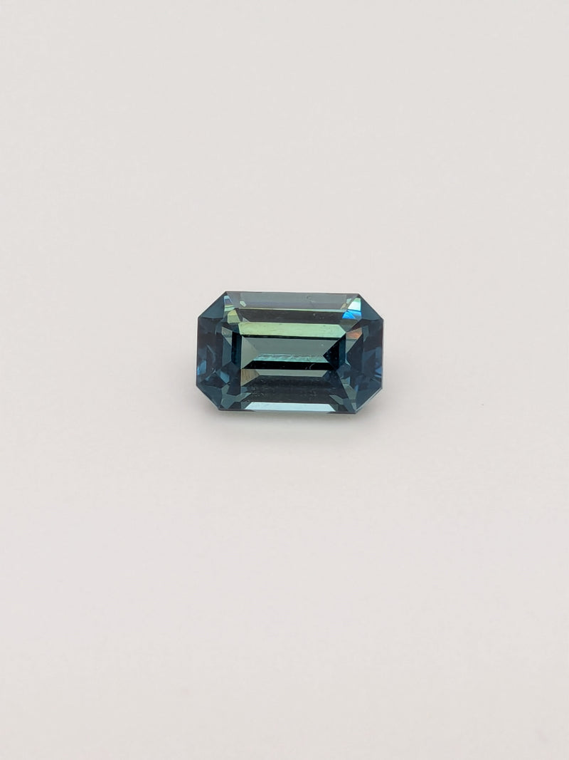 1.20ct Teal Sapphire Emerald Cut